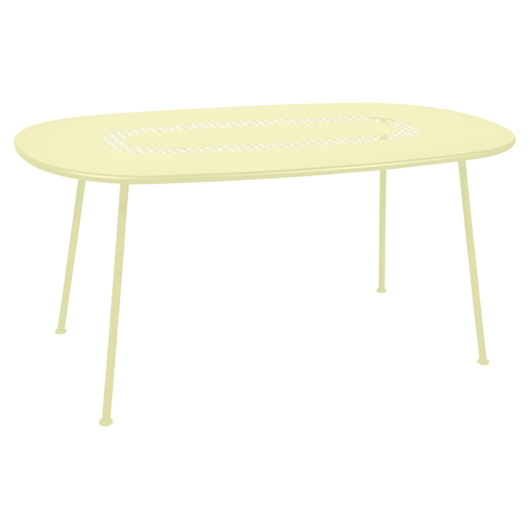 Стол 160 x 90 см - LORETTE - Замороженный лимон