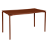 Высокий стол 160 x 80 см - CALVI - Красная охра